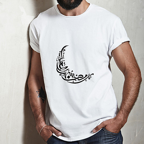 Men's Unisex Tee T shirt Hot Stamping Graphic Prints Moon Plus Size Print Short Sleeve Casual Tops Cotton Basic Fashion Designer Big and Tall White
Men's Unisex Tee T shirt Hot Stamping Graphic Prints Moon Plus Size Print Short Sleeve Casual Tops Cotton Basic Fashion Designer Big and Tall White