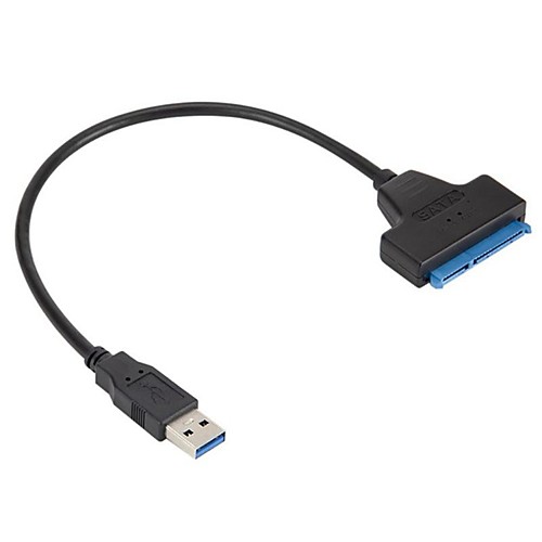 USB3.0 TO SATA Cabel Adapter USB3.0 To 2.5 Inches SATA 22 pin Hard Disk SATA TO USB Converter Support 2.5'' HDD SSD Hard Driver
USB3.0 TO SATA Cabel Adapter USB3.0 To 2.5 Inches SATA 22 pin Hard Disk SATA TO USB Converter Support 2.5'' HDD SSD Hard Driver