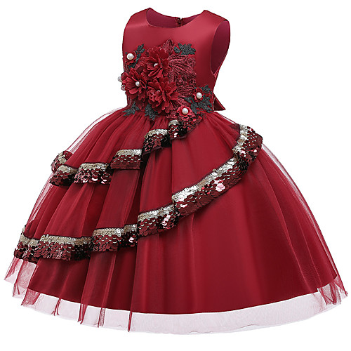 Princess Dress Party Costume Flower Girl Dress Girls' Movie Cosplay Christmas New Year's Golden Purple Red Dress Christmas Halloween Children's Day Polyester / Cotton
Princess Dress Party Costume Flower Girl Dress Girls' Movie Cosplay Christmas New Year's Golden Purple Red Dress Christmas Halloween Children's Day Polyester / Cotton