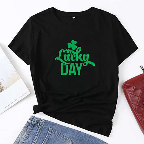 Women's T shirt Plants Letter Print Round Neck Tops Cotton Basic Basic Top White Black Blue
Women's T shirt Plants Letter Print Round Neck Tops Cotton Basic Basic Top White Black Blue