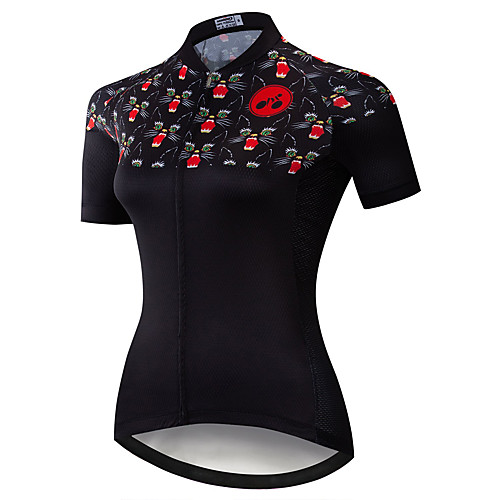 21Grams Women's Short Sleeve Cycling Jersey Summer Spandex Polyester Black / Red Bike Jersey Top Mountain Bike MTB Road Bike Cycling Quick Dry Moisture Wicking Breathable Sports Clothing Apparel
21Grams Women's Short Sleeve Cycling Jersey Summer Spandex Polyester Black / Red Bike Jersey Top Mountain Bike MTB Road Bike Cycling Quick Dry Moisture Wicking Breathable Sports Clothing Apparel