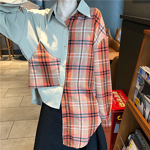 Women's Coat Daily Wear Fall Spring Long Coat Regular Fit Casual / Daily Jacket Stripes Others Orange grid Gray grid
Women's Coat Daily Wear Fall Spring Long Coat Regular Fit Casual / Daily Jacket Stripes Others Orange grid Gray grid