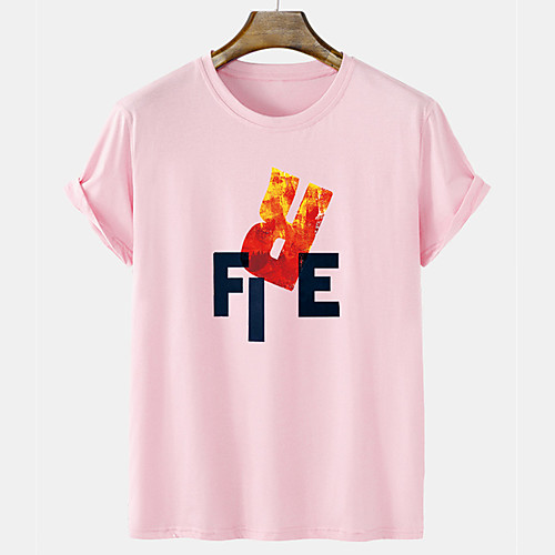 Men's Unisex Tee T shirt Hot Stamping Graphic Prints Letter Short Sleeve Casual Tops 100% Cotton Basic Fashion Designer Comfortable White Blushing Pink Gray
Men's Unisex Tee T shirt Hot Stamping Graphic Prints Letter Short Sleeve Casual Tops 100% Cotton Basic Fashion Designer Comfortable White Blushing Pink Gray