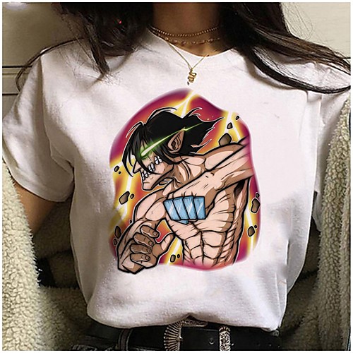 Inspired by Attack on Titan Cosplay Anime Cartoon Polyester / Cotton Blend Print Harajuku Graphic Kawaii T-shirt For Women's / Men's
Inspired by Attack on Titan Cosplay Anime Cartoon Polyester / Cotton Blend Print Harajuku Graphic Kawaii T-shirt For Women's / Men's