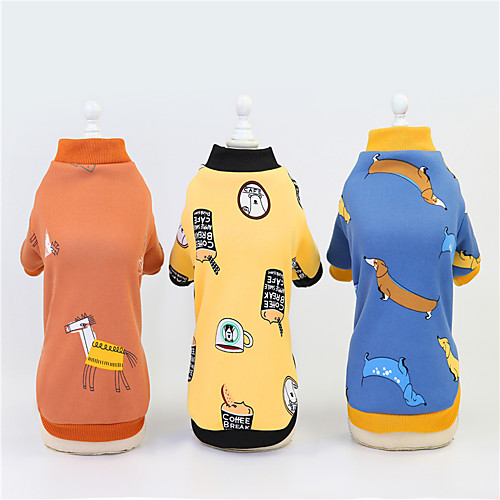 Dog Cat Sweatshirt Animal Animal Dailywear Casual / Daily Winter Dog Clothes Puppy Clothes Dog Outfits Warm Yellow Blue Khaki Costume for Girl and Boy Dog Padded Fabric S M L XL XXL
Dog Cat Sweatshirt Animal Animal Dailywear Casual / Daily Winter Dog Clothes Puppy Clothes Dog Outfits Warm Yellow Blue Khaki Costume for Girl and Boy Dog Padded Fabric S M L XL XXL