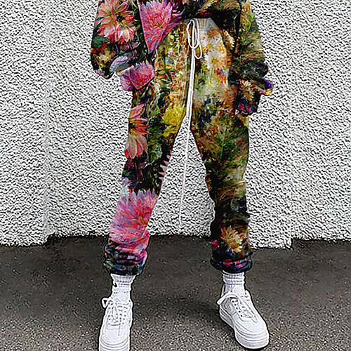 Women's Fashion Casual / Sporty Comfort Daily Weekend Sweatpants Pants Flower / Floral Full Length Pocket Elastic Drawstring Design Print Purple Blushing Pink
Women's Fashion Casual / Sporty Comfort Daily Weekend Sweatpants Pants Flower / Floral Full Length Pocket Elastic Drawstring Design Print Purple Blushing Pink