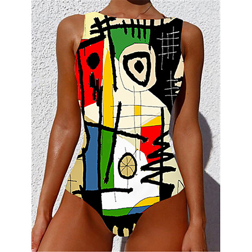 Women's One Piece Monokini Swimsuit Tummy Control Slim Abstract Green Swimwear Strap Bathing Suits New Casual Sexy / Padded Bras / Beach
Women's One Piece Monokini Swimsuit Tummy Control Slim Abstract Green Swimwear Strap Bathing Suits New Casual Sexy / Padded Bras / Beach