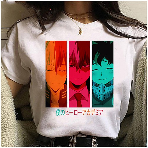 Inspired by My Hero Academia / Boku No Hero Cosplay Anime Cartoon Polyester / Cotton Blend Print Harajuku Graphic Kawaii T-shirt For Women's / Men's
Inspired by My Hero Academia / Boku No Hero Cosplay Anime Cartoon Polyester / Cotton Blend Print Harajuku Graphic Kawaii T-shirt For Women's / Men's