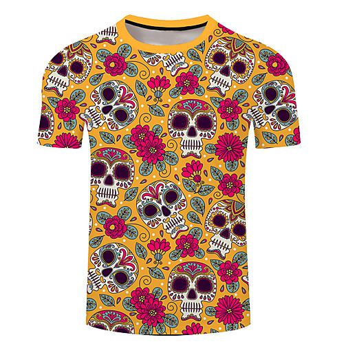 Men's Unisex Tee T shirt 3D Print Graphic Prints Skull Plus Size 3D Print Short Sleeve Casual Tops Basic Designer Big and Tall White Blue Dusty Rose
Men's Unisex Tee T shirt 3D Print Graphic Prints Skull Plus Size 3D Print Short Sleeve Casual Tops Basic Designer Big and Tall White Blue Dusty Rose
