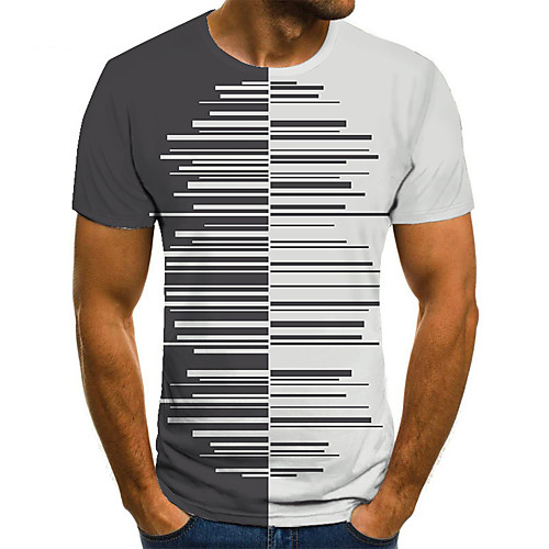 Men's Unisex Tee T shirt 3D Print Graphic Prints Linear Plus Size Print Short Sleeve Casual Tops Basic Fashion Designer Big and Tall Gray
Men's Unisex Tee T shirt 3D Print Graphic Prints Linear Plus Size Print Short Sleeve Casual Tops Basic Fashion Designer Big and Tall Gray