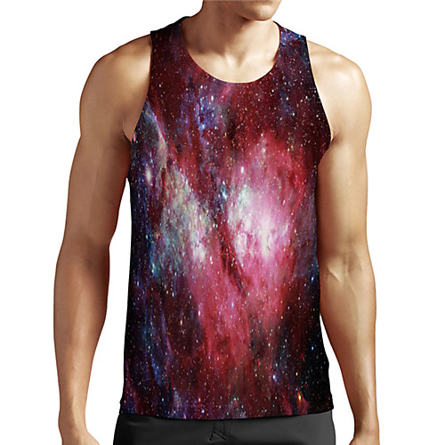 Men's Unisex Tank Top Undershirt 3D Print Galaxy Graphic Prints Plus Size Print Sleeveless Casual Tops Basic Designer Big and Tall Red
Men's Unisex Tank Top Undershirt 3D Print Galaxy Graphic Prints Plus Size Print Sleeveless Casual Tops Basic Designer Big and Tall Red
