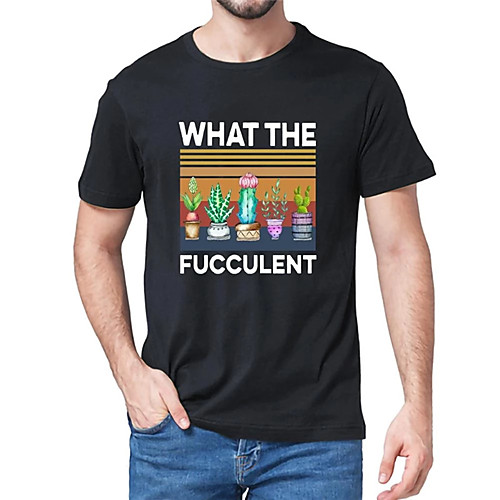 Men's Unisex Tee T shirt Hot Stamping Graphic Prints Cactus Letter Plus Size Print Short Sleeve Casual Tops Cotton Basic Fashion Designer Big and Tall White Black Wine
Men's Unisex Tee T shirt Hot Stamping Graphic Prints Cactus Letter Plus Size Print Short Sleeve Casual Tops Cotton Basic Fashion Designer Big and Tall White Black Wine