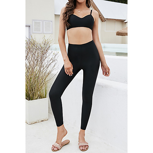 Women's Rash Guard 2 Piece Swimsuit Ruched High Waist Drawstring Solid Color Black Swimwear Camisole Bandeau Plunge Bathing Suits New Casual / Strap / Strap
Women's Rash Guard 2 Piece Swimsuit Ruched High Waist Drawstring Solid Color Black Swimwear Camisole Bandeau Plunge Bathing Suits New Casual / Strap / Strap