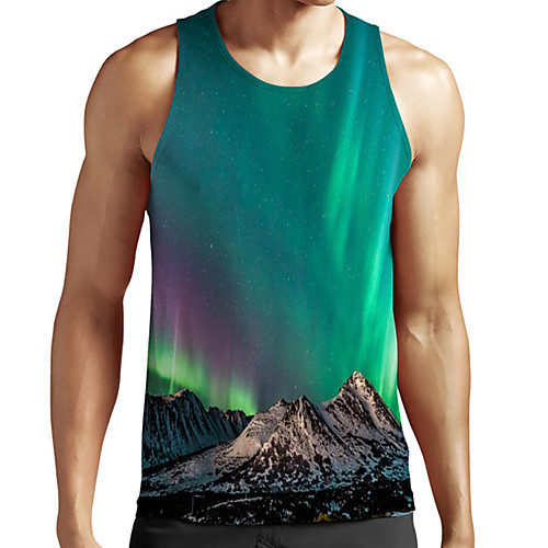 Men's Unisex Tank Top Undershirt 3D Print Scenery Graphic Prints Plus Size Print Sleeveless Casual Tops Basic Fashion Designer Breathable Green
Men's Unisex Tank Top Undershirt 3D Print Scenery Graphic Prints Plus Size Print Sleeveless Casual Tops Basic Fashion Designer Breathable Green