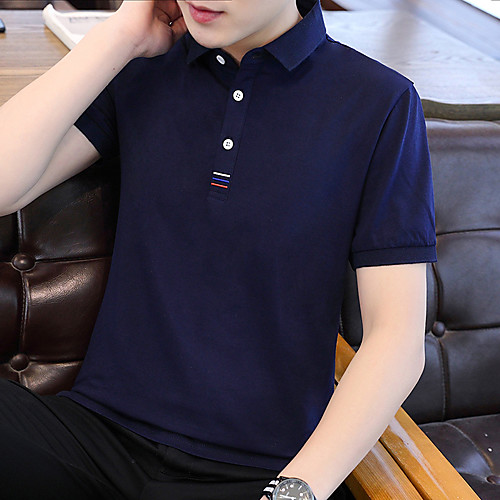 Men's Golf Shirt Tennis Shirt Plain Short Sleeve Casual Slim Tops Blue Gray White
Men's Golf Shirt Tennis Shirt Plain Short Sleeve Casual Slim Tops Blue Gray White