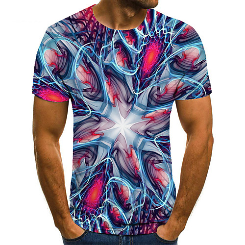 Men's Unisex Tee T shirt 3D Print Floral Graphic Prints Plus Size Print Short Sleeve Casual Tops Basic Fashion Designer Big and Tall Blue
Men's Unisex Tee T shirt 3D Print Floral Graphic Prints Plus Size Print Short Sleeve Casual Tops Basic Fashion Designer Big and Tall Blue