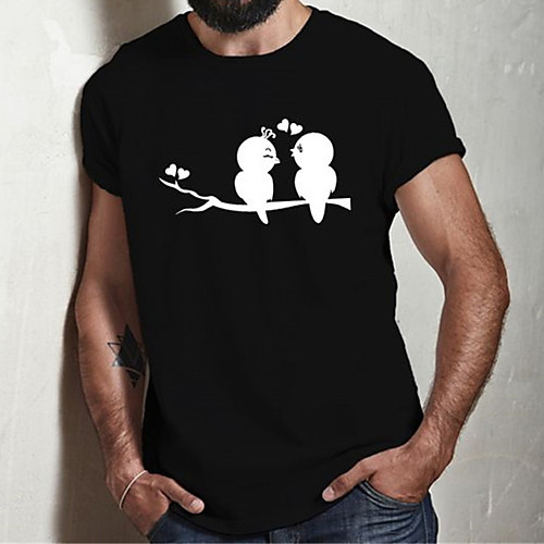Men's Unisex Tee T shirt Hot Stamping Graphic Prints Bird Plus Size Print Short Sleeve Casual Tops Cotton Basic Fashion Designer Big and Tall Black
Men's Unisex Tee T shirt Hot Stamping Graphic Prints Bird Plus Size Print Short Sleeve Casual Tops Cotton Basic Fashion Designer Big and Tall Black