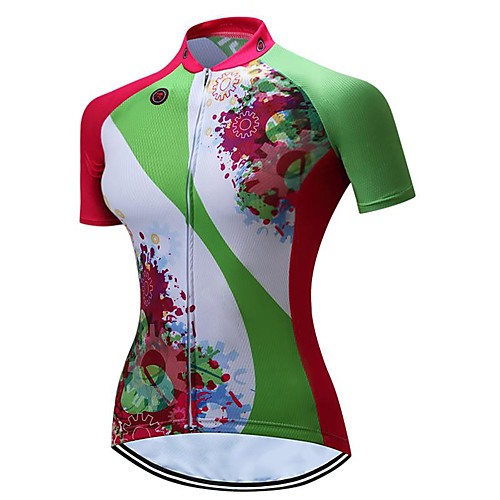 21Grams Women's Short Sleeve Cycling Jersey Summer Spandex Polyester Green Floral Botanical Bike Jersey Top Mountain Bike MTB Road Bike Cycling Quick Dry Moisture Wicking Breathable Sports Clothing
21Grams Women's Short Sleeve Cycling Jersey Summer Spandex Polyester Green Floral Botanical Bike Jersey Top Mountain Bike MTB Road Bike Cycling Quick Dry Moisture Wicking Breathable Sports Clothing
