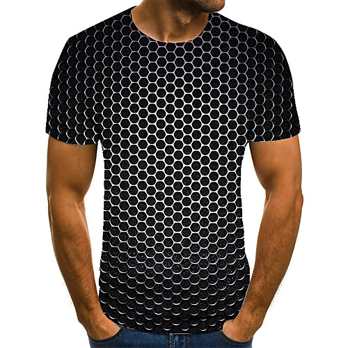 Men's Unisex Tee T shirt 3D Print Graphic Prints Geometry Plus Size Print Short Sleeve Casual Tops Basic Fashion Designer Big and Tall Black
Men's Unisex Tee T shirt 3D Print Graphic Prints Geometry Plus Size Print Short Sleeve Casual Tops Basic Fashion Designer Big and Tall Black