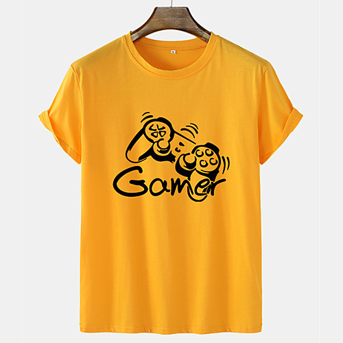 Men's Unisex Tee T shirt Hot Stamping Graphic Prints Letter Short Sleeve Casual Tops 100% Cotton Basic Fashion Designer Comfortable Blue Yellow Blushing Pink
Men's Unisex Tee T shirt Hot Stamping Graphic Prints Letter Short Sleeve Casual Tops 100% Cotton Basic Fashion Designer Comfortable Blue Yellow Blushing Pink
