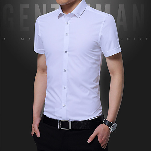 Men's Shirt Other Prints Solid Colored Solid Color Short Sleeve Casual Tops Basic Casual Blushing Pink White Navy Blue
Men's Shirt Other Prints Solid Colored Solid Color Short Sleeve Casual Tops Basic Casual Blushing Pink White Navy Blue