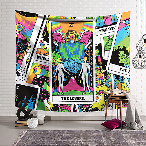Tarot Divination Wall Tapestry Art Decor Blanket Curtain Hanging Home Bedroom Living Room Decoration Polyester
Tarot Divination Wall Tapestry Art Decor Blanket Curtain Hanging Home Bedroom Living Room Decoration Polyester
