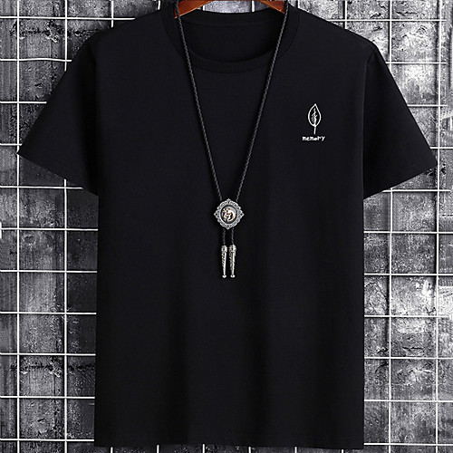 Men's Unisex Tee T shirt Hot Stamping Graphic Prints Leaves Letter Plus Size Print Short Sleeve Casual Tops Cotton Basic Fashion Designer Big and Tall White Black Khaki
Men's Unisex Tee T shirt Hot Stamping Graphic Prints Leaves Letter Plus Size Print Short Sleeve Casual Tops Cotton Basic Fashion Designer Big and Tall White Black Khaki