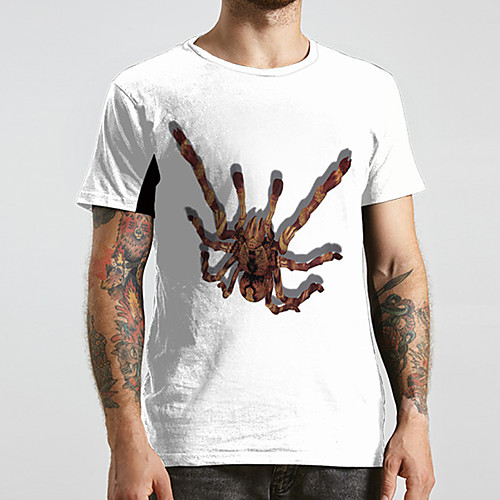 Men's Unisex Tee T shirt 3D Print Graphic Prints Spider Plus Size Print Short Sleeve Casual Tops Basic Designer Big and Tall White
Men's Unisex Tee T shirt 3D Print Graphic Prints Spider Plus Size Print Short Sleeve Casual Tops Basic Designer Big and Tall White