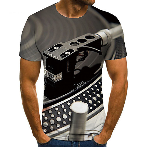 Men's Unisex Tee T shirt 3D Print Graphic Prints Machine Plus Size Print Short Sleeve Casual Tops Basic Fashion Designer Big and Tall Gray
Men's Unisex Tee T shirt 3D Print Graphic Prints Machine Plus Size Print Short Sleeve Casual Tops Basic Fashion Designer Big and Tall Gray