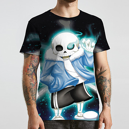 Men's Unisex Tee T shirt 3D Print Cartoon Graphic Prints Plus Size Print Short Sleeve Casual Tops Basic Designer Big and Tall Black
Men's Unisex Tee T shirt 3D Print Cartoon Graphic Prints Plus Size Print Short Sleeve Casual Tops Basic Designer Big and Tall Black
