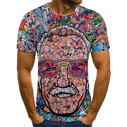 Men's Unisex Tee T shirt 3D Print Graphic Prints Human face Plus Size Print Short Sleeve Casual Tops Basic Fashion Designer Big and Tall Rainbow
Men's Unisex Tee T shirt 3D Print Graphic Prints Human face Plus Size Print Short Sleeve Casual Tops Basic Fashion Designer Big and Tall Rainbow