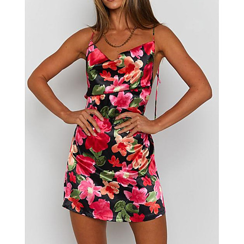 2021 european and american cross-border spring and summer new digital flower print halter strap short dress 8322
2021 european and american cross-border spring and summer new digital flower print halter strap short dress 8322