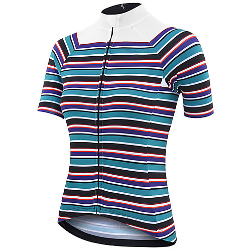 21Grams Women's Short Sleeve Cycling Jersey Summer Spandex Polyester Blue Stripes Bike Jersey Top Mountain Bike MTB Road Bike Cycling Quick Dry Moisture Wicking Breathable Sports Clothing Apparel
21Grams Women's Short Sleeve Cycling Jersey Summer Spandex Polyester Blue Stripes Bike Jersey Top Mountain Bike MTB Road Bike Cycling Quick Dry Moisture Wicking Breathable Sports Clothing Apparel