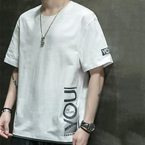 Men's Unisex Tee T shirt Hot Stamping Graphic Prints Letter Plus Size Print Short Sleeve Casual Tops Cotton Basic Fashion Designer Big and Tall White Gray
Men's Unisex Tee T shirt Hot Stamping Graphic Prints Letter Plus Size Print Short Sleeve Casual Tops Cotton Basic Fashion Designer Big and Tall White Gray