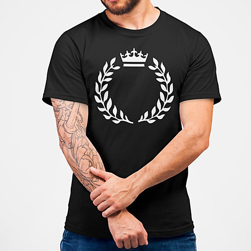 Men's Unisex Tee T shirt Hot Stamping Graphic Graphic Prints Plus Size Print Short Sleeve Casual Tops Cotton Basic Fashion Designer Big and Tall Black
Men's Unisex Tee T shirt Hot Stamping Graphic Graphic Prints Plus Size Print Short Sleeve Casual Tops Cotton Basic Fashion Designer Big and Tall Black
