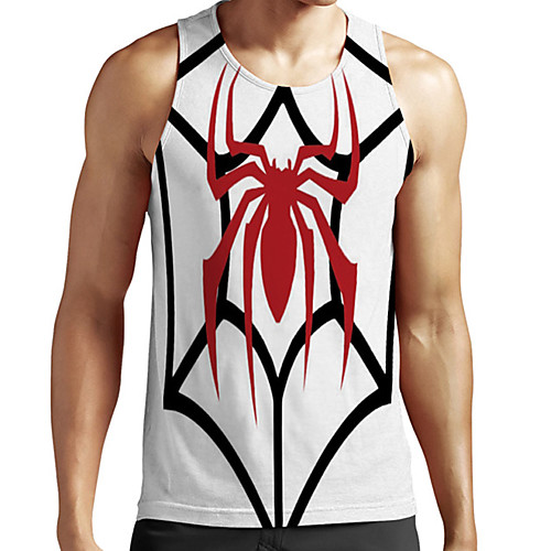 Men's Unisex Tank Top Undershirt Shirt 3D Print Graphic Prints Spider Animal Plus Size Print Sleeveless Casual Tops Basic Fashion Designer Breathable Round Neck White / Sports / Summer
Men's Unisex Tank Top Undershirt Shirt 3D Print Graphic Prints Spider Animal Plus Size Print Sleeveless Casual Tops Basic Fashion Designer Breathable Round Neck White / Sports / Summer