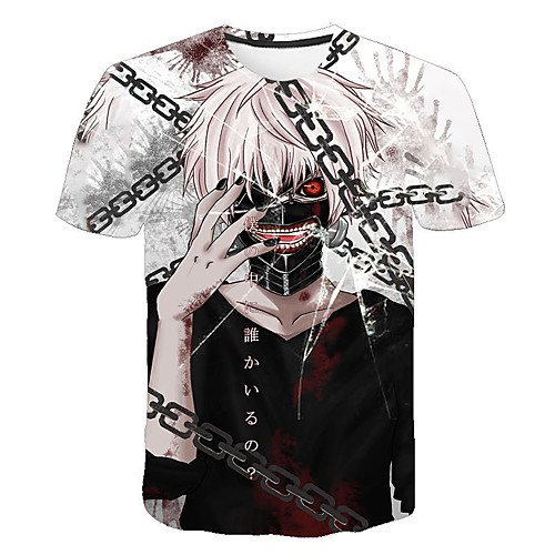 Inspired by Tokyo Ghoul Cosplay Cosplay Costume T-shirt Polyester / Cotton Blend Print 3D T-shirt For Women's / Men's
Inspired by Tokyo Ghoul Cosplay Cosplay Costume T-shirt Polyester / Cotton Blend Print 3D T-shirt For Women's / Men's