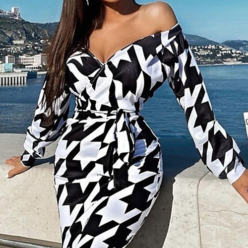 Women's Sheath Dress Maxi long Dress White Long Sleeve Geometric Summer V Neck Casual Sexy 2021 S M L XL
Women's Sheath Dress Maxi long Dress White Long Sleeve Geometric Summer V Neck Casual Sexy 2021 S M L XL