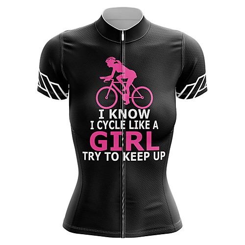 21Grams Women's Short Sleeve Cycling Jersey Summer Spandex Polyester Black Bike Jersey Top Mountain Bike MTB Road Bike Cycling Quick Dry Moisture Wicking Breathable Sports Clothing Apparel / Stretchy
21Grams Women's Short Sleeve Cycling Jersey Summer Spandex Polyester Black Bike Jersey Top Mountain Bike MTB Road Bike Cycling Quick Dry Moisture Wicking Breathable Sports Clothing Apparel / Stretchy