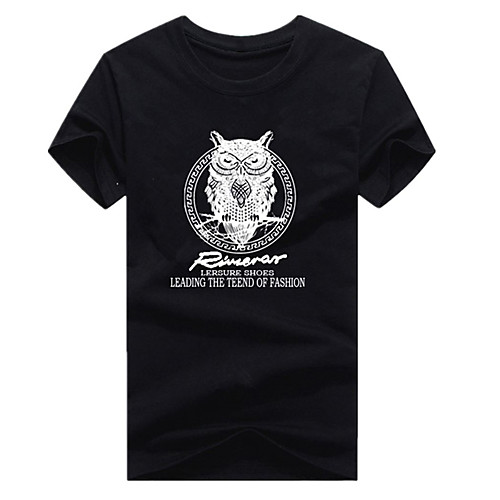 Men's Unisex Tee T shirt Hot Stamping Graphic Prints Owl Animal Plus Size Print Short Sleeve Casual Tops Cotton Basic Fashion Designer Big and Tall White Black Light gray
Men's Unisex Tee T shirt Hot Stamping Graphic Prints Owl Animal Plus Size Print Short Sleeve Casual Tops Cotton Basic Fashion Designer Big and Tall White Black Light gray