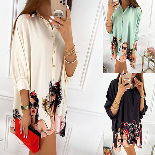 Women's A Line Dress Short Mini Dress L Explosive cross-border platform Black Light Green Apricot Long Sleeve Pattern Summer Casual 2021 S M L XL XXL
Women's A Line Dress Short Mini Dress L Explosive cross-border platform Black Light Green Apricot Long Sleeve Pattern Summer Casual 2021 S M L XL XXL