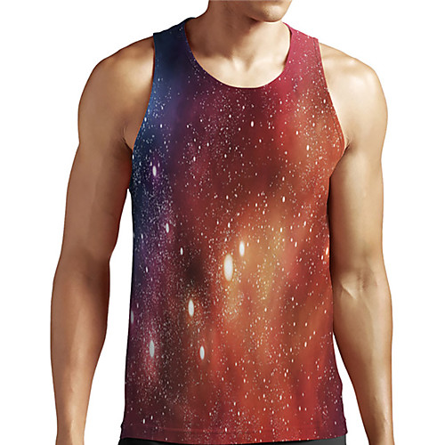 Men's Unisex Tank Top Undershirt 3D Print Galaxy Graphic Prints Plus Size Print Sleeveless Casual Tops Basic Designer Big and Tall Red
Men's Unisex Tank Top Undershirt 3D Print Galaxy Graphic Prints Plus Size Print Sleeveless Casual Tops Basic Designer Big and Tall Red