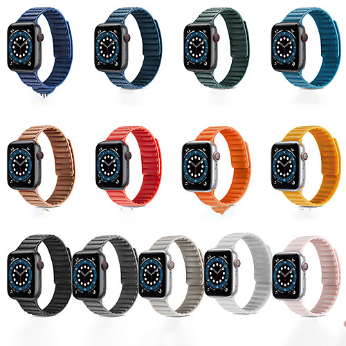 Smart Watch Band for Apple iWatch 1 pcs Business Band Silicone Replacement Wrist Strap for Apple Watch Series SE / 6/5/4/3/2/1
Smart Watch Band for Apple iWatch 1 pcs Business Band Silicone Replacement Wrist Strap for Apple Watch Series SE / 6/5/4/3/2/1