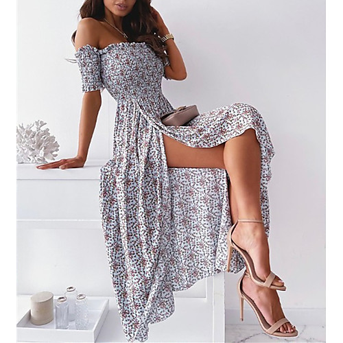 Women's Swing Dress Maxi long Dress Sleeveless Floral Print Pattern Split Spring & Summer Off Shoulder Casual 2021 S M L XL 2XL
Women's Swing Dress Maxi long Dress Sleeveless Floral Print Pattern Split Spring & Summer Off Shoulder Casual 2021 S M L XL 2XL