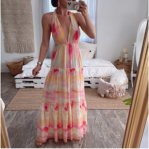 Women's Sheath Dress Maxi long Dress Orange Sleeveless Print Summer cold shoulder Casual 2021 S M L XL XXL
Women's Sheath Dress Maxi long Dress Orange Sleeveless Print Summer cold shoulder Casual 2021 S M L XL XXL