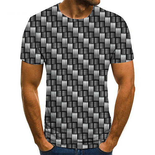 Men's Unisex Tee T shirt Shirt 3D Print Graphic Prints Geometry Plus Size Print Short Sleeve Casual Tops Basic Fashion Designer Big and Tall Round Neck Gray
Men's Unisex Tee T shirt Shirt 3D Print Graphic Prints Geometry Plus Size Print Short Sleeve Casual Tops Basic Fashion Designer Big and Tall Round Neck Gray