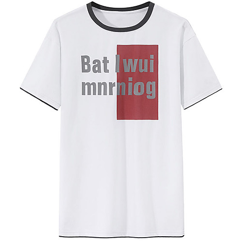 Men's Unisex Tee T shirt Hot Stamping Graphic Prints Letter Plus Size Print Short Sleeve Casual Tops Cotton Basic Fashion Designer Big and Tall White Dark Gray
Men's Unisex Tee T shirt Hot Stamping Graphic Prints Letter Plus Size Print Short Sleeve Casual Tops Cotton Basic Fashion Designer Big and Tall White Dark Gray
