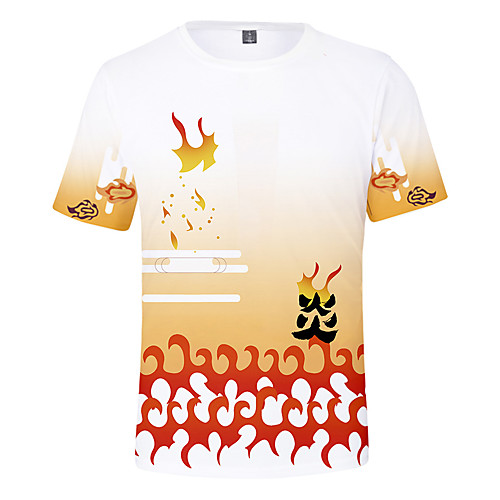 Inspired by Demon Slayer Cosplay Cosplay Costume T-shirt Terylene 3D Printing T-shirt For Women's / Men's
Inspired by Demon Slayer Cosplay Cosplay Costume T-shirt Terylene 3D Printing T-shirt For Women's / Men's