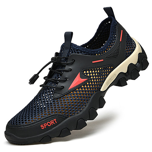 Men's Sandals Crochet Flat Sandals Hand Stitching Sporty Casual Beach Daily Outdoor Trail Running Shoes Synthetics Breathable Non-slipping Shock Absorbing Booties / Ankle Boots Black Blue Gray Spring
Men's Sandals Crochet Flat Sandals Hand Stitching Sporty Casual Beach Daily Outdoor Trail Running Shoes Synthetics Breathable Non-slipping Shock Absorbing Booties / Ankle Boots Black Blue Gray Spring