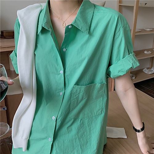 Women's Coat Daily Wear Spring Summer Regular Coat Regular Fit Casual / Daily Jacket Solid Color Others Blue Green
Women's Coat Daily Wear Spring Summer Regular Coat Regular Fit Casual / Daily Jacket Solid Color Others Blue Green